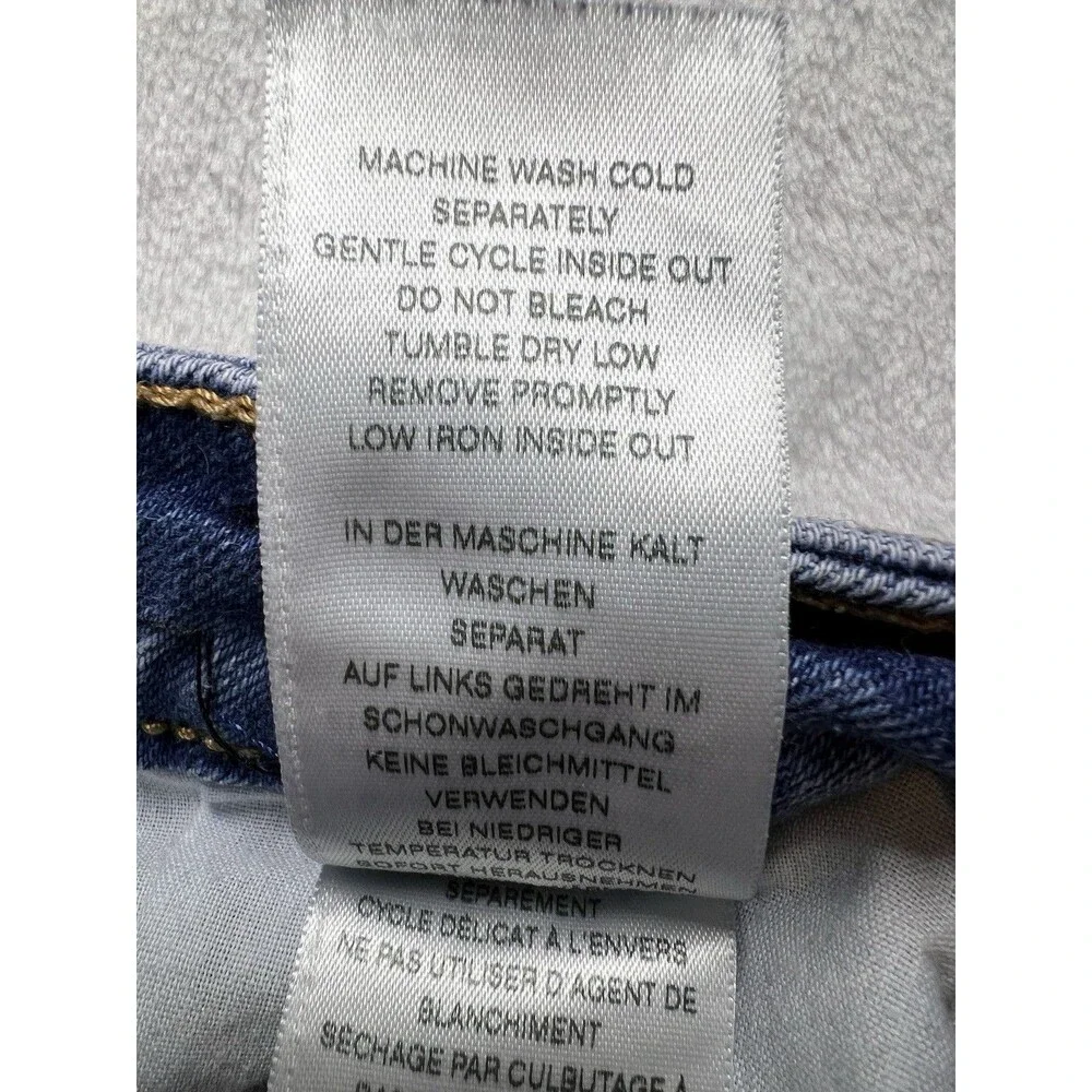 True Religion Jeans Size 29 Womens Jennie Curvy High Rise Skinny Blue Denim